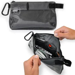 Production Zipper Bags - Electronics & Camera Accessories Bag - Cable organizer, Gear Accessory Pouch, Travel Camera Essentials (Small, Gray)