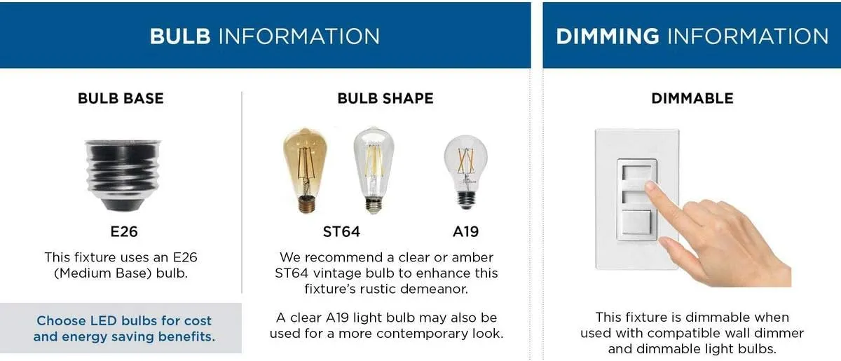 Progress Lighting P300047-163 Calhoun Collection Clear Glass Farmhouse Bath Vanity Light, 3-Light, Vintage Brass