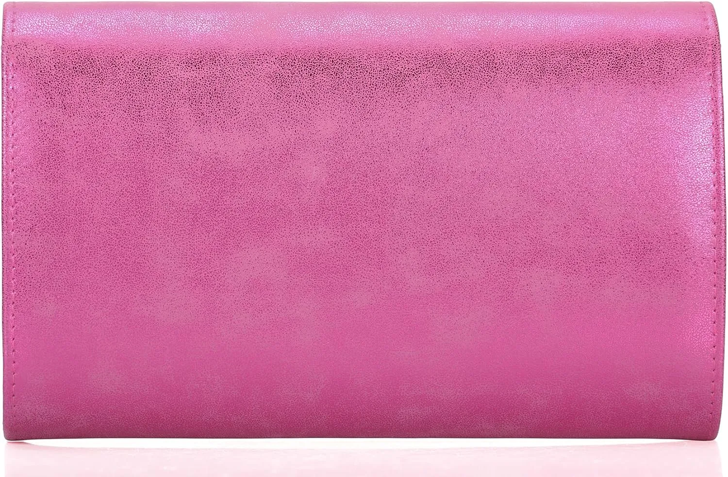 PU Leather Clutch Purses Women Evening Envelope Handbag Prom Wedding Party Foldover Bag