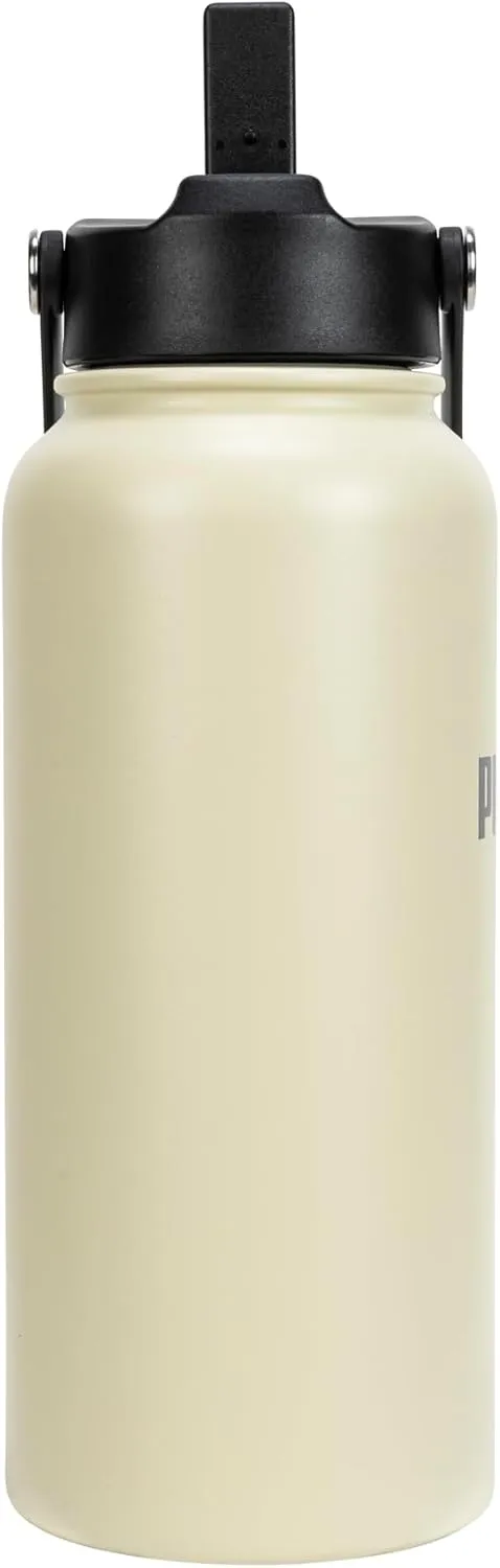 PUMA Evercat 32 oz Stainless Steel Water Bottle, Cream, One Size
