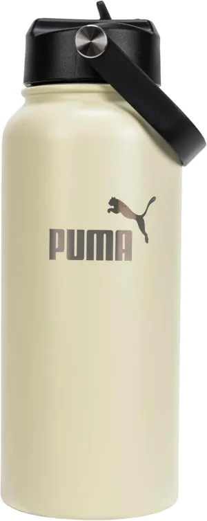 PUMA Evercat 32 oz Stainless Steel Water Bottle, Cream, One Size