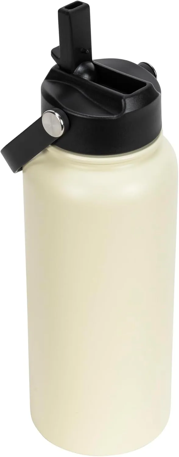 PUMA Evercat 32 oz Stainless Steel Water Bottle, Cream, One Size