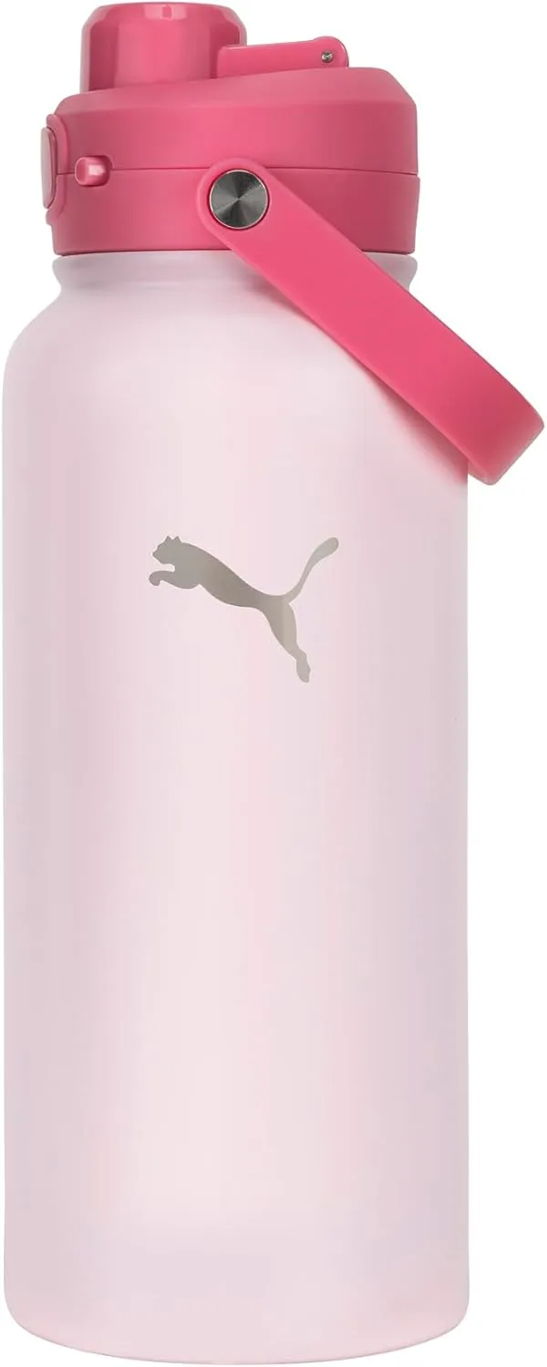 PUMA Evercat 32 oz Stainless Steel Water Bottle, Magic Rose, One Size