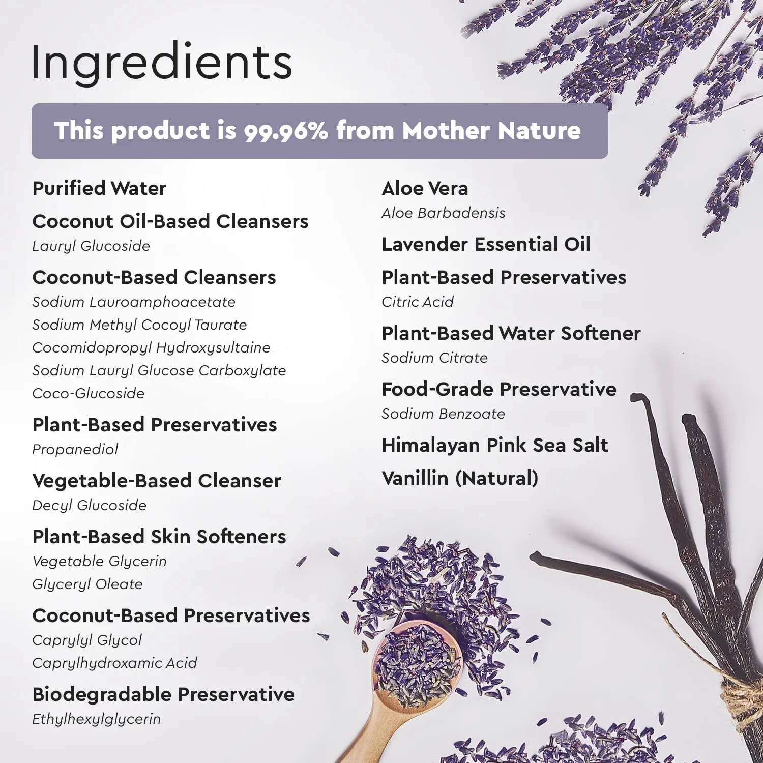 Puracy Organic Hand Soap, Professional Hand Washers We've All Become, Moisturizing Natural Gel Hand Wash Soap, Liquid Hand Soap Refills for Soft Skin (Refill Lavender & Vanilla, 48 Ounce)