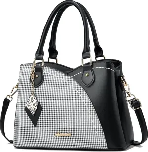 Purses and Handbags for Women Tote PU Leather Ladies Satchel Top Handle Crossbody Shoulder Bag