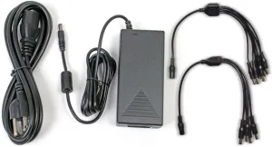 Q-See QSS1250A 12V 5A Camera AC Adapter with 4-Way Power Splitters