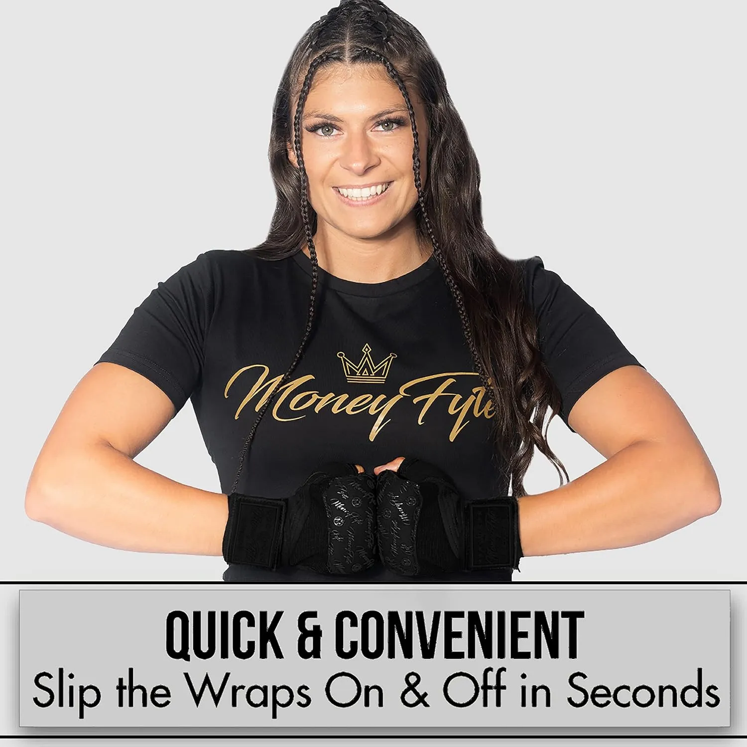 Quick Gel Boxing Wraps Under Boxing Gloves - Kickboxing MMA Muay Thai - Fist, Knuckle, Wrist Wrap Protection Inner Glove Hand Wraps - Men Women Kids