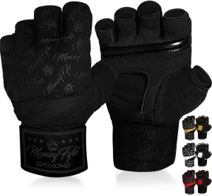 Quick Gel Boxing Wraps Under Boxing Gloves - Kickboxing MMA Muay Thai - Fist, Knuckle, Wrist Wrap Protection Inner Glove Hand Wraps - Men Women Kids