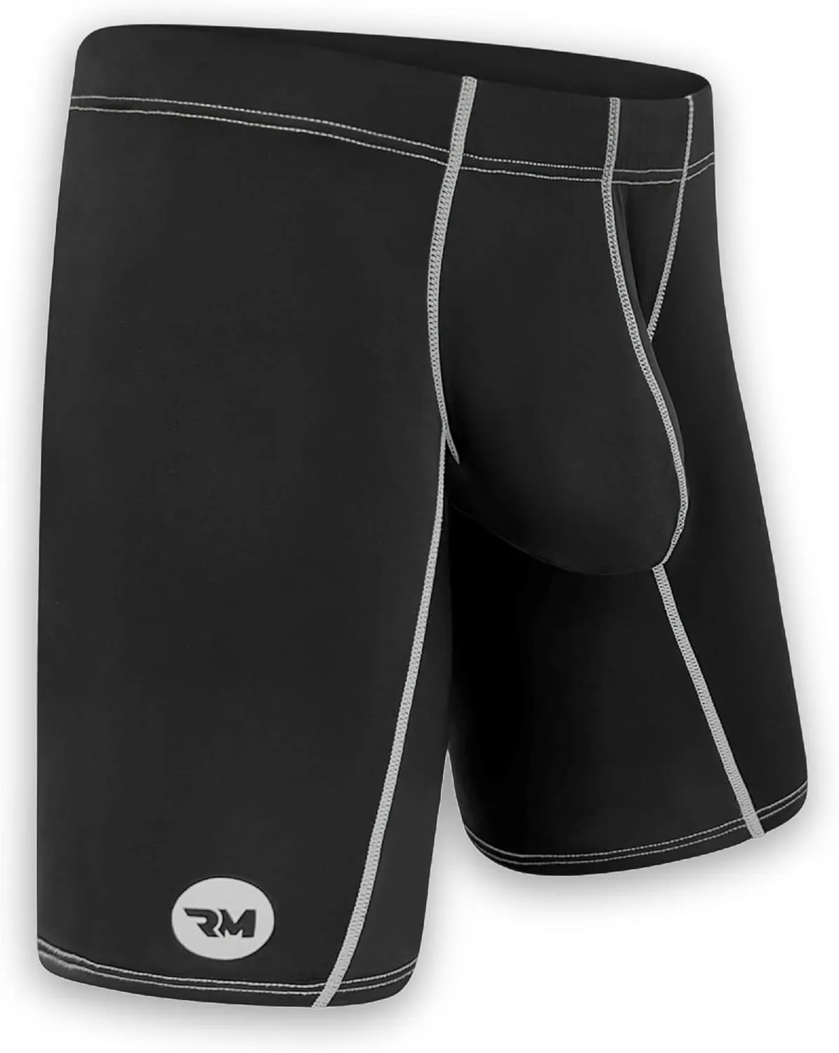 Real Men Bulge Enhancing Pouch Underwear for Men – 1 or 4 Pack Nylon 3 Inches- Ice Silk Mens Boxer Briefs ABCD Pouches XS-5XL