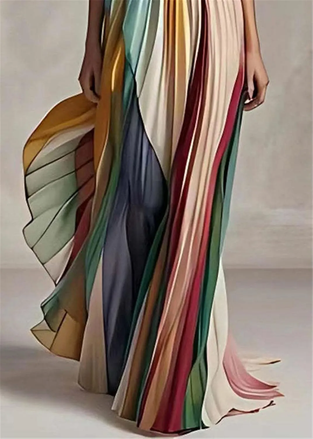 Recious Womens Sexy Off Shoulder Sleeveless Stripes Printed Bodycon Party Clubwear Vacation Dress