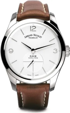 Reloj lb6 a134aaa-ag-p140mr2 mecánico Manual Mens Analog Mechanical Hand Wind Watch with Leather Bracelet A134AAA-AG-P140MR2