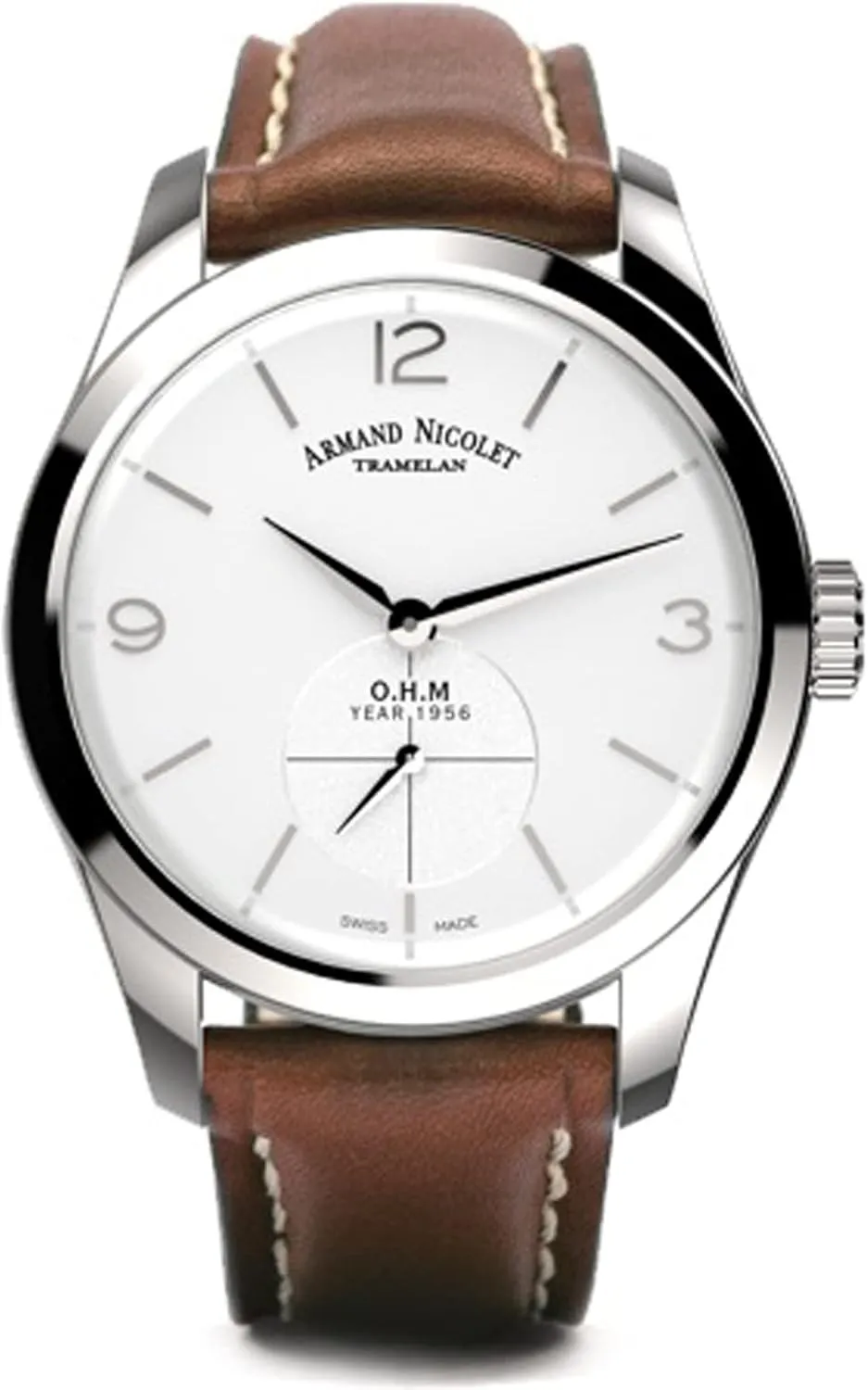 Reloj lb6 a134aaa-ag-p140mr2 mecánico Manual Mens Analog Mechanical Hand Wind Watch with Leather Bracelet A134AAA-AG-P140MR2