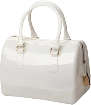 Remeehi Women Charming Jelly Pillow-shaped Shoulder Bag Top Handle Bag Tote
