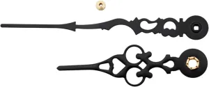 Replacement Parts for Hermle Grandfather Clock Hands 3 7/8 INCH with Hand NUT Serpentine Mechanical Clock Making Parts
