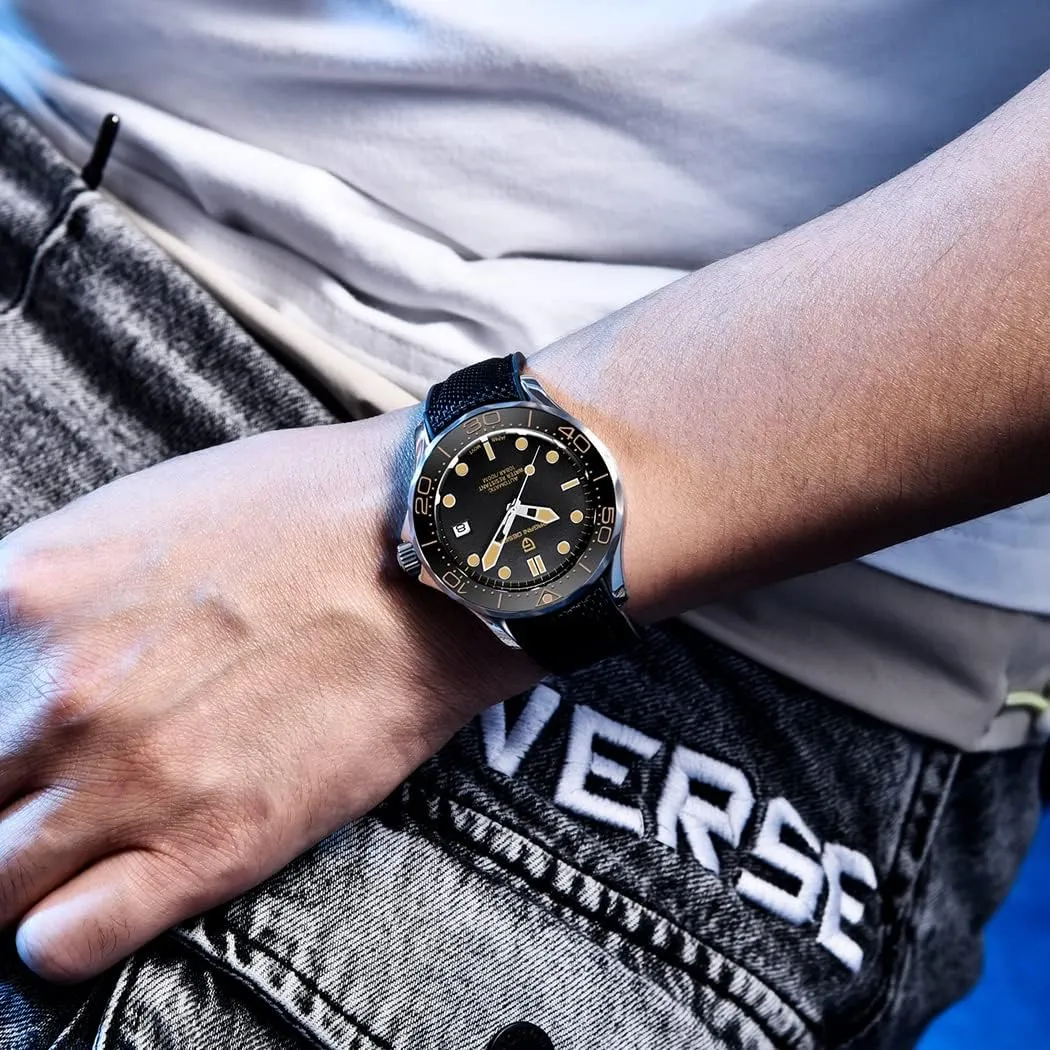 RollsTimi Pagani Design Men's Mechanical Watch Hour Hand Bright Steel Dive Watch Japanese Movement Sapphire Crystal Calendar Display Fashion Business NH35 Watch 1667