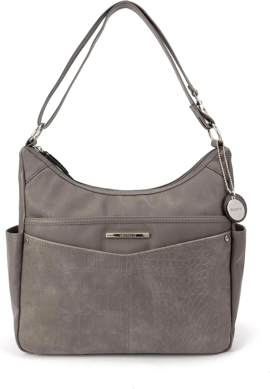 Rosetti Women's Dylan Shoulder Bag, Smoke Crocodile, One Size