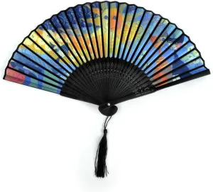 Rosina Wachtmeister Hand Fan - Momenti di Felicita/Moments of Happiness - Cat Family