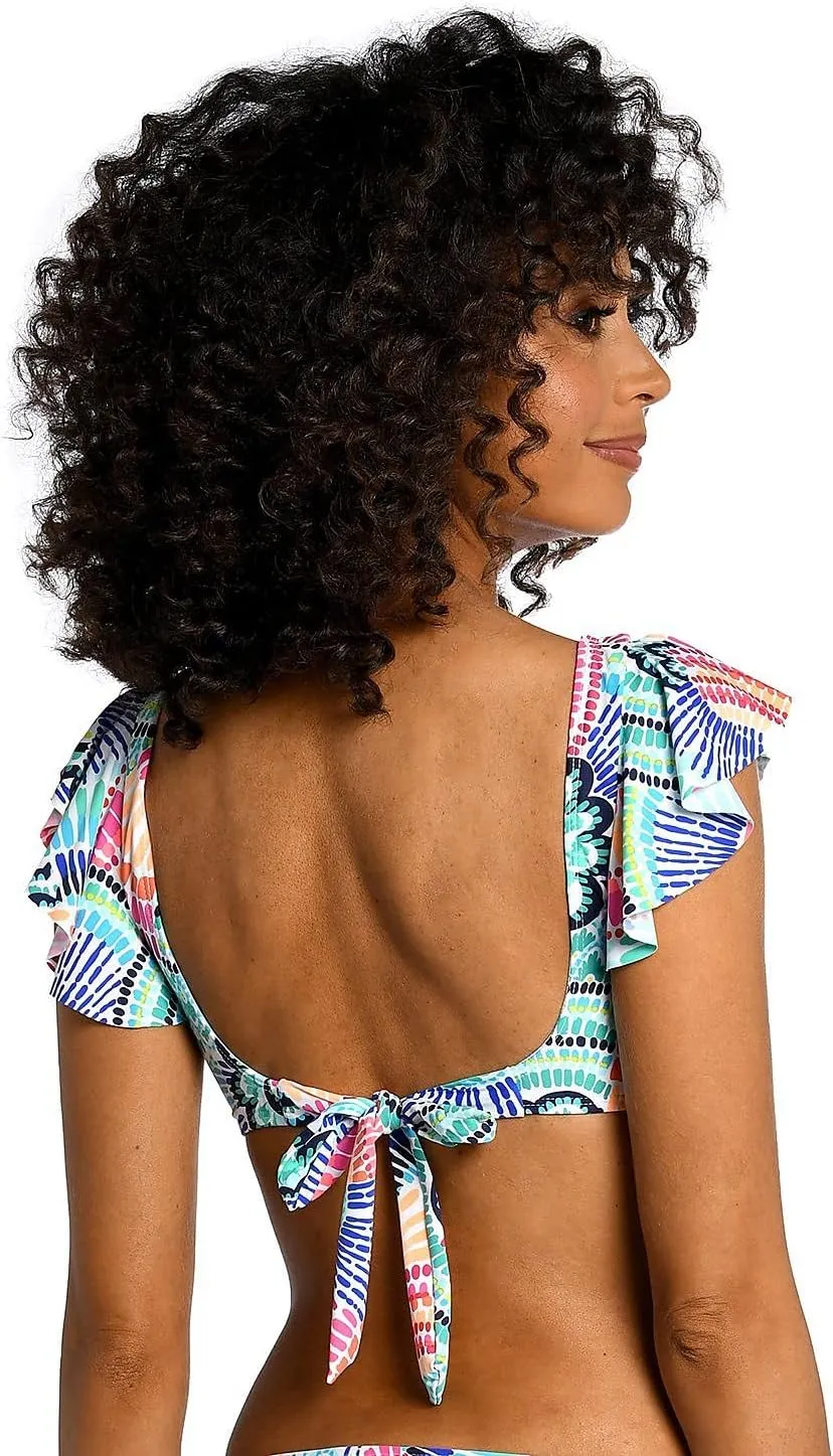 Ruffle Bikini Swimsuit Top