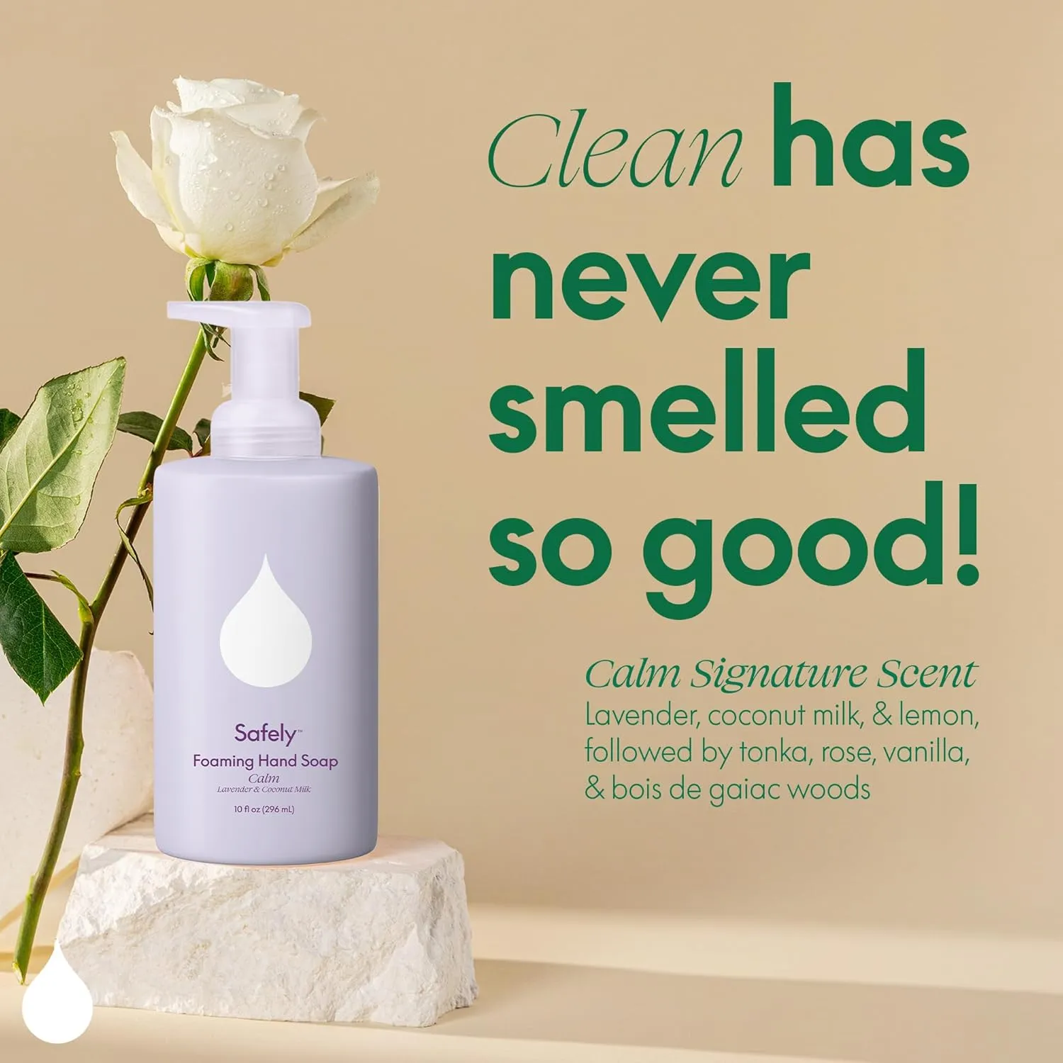 Safely Foaming Hand Soap – Fresh 6-Pack, Moisturizing Liquid Hand Soap With Coconut Conditioning, Leaves Skin Soft And Smooth, Removes Dirt, Grease, and Impurities, 10 Fl Oz Each