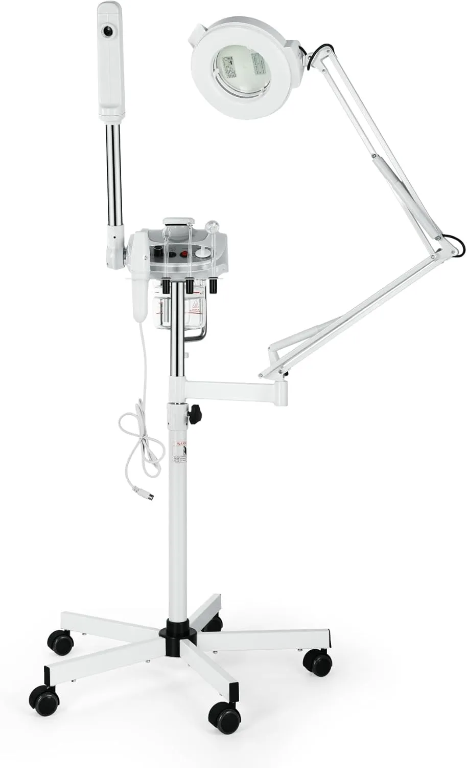 Salonsunny 3 in 1 Professional Facial Steamer & Magnifying LED Lamp & High Frequency Esthetician Spa Equipment