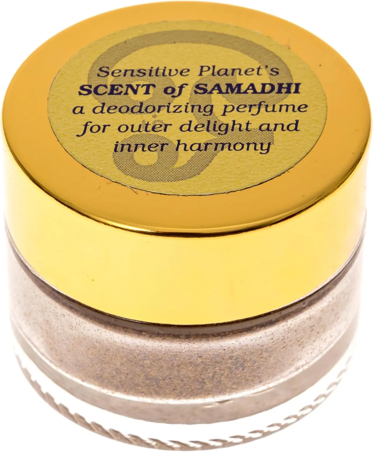 Scent of Samadhi Powder - All-Natural Deodorant and Personal Fragrance with Sandalwood, Tulsi, Rose and Clove, 2 oz Jar (1-Pack)