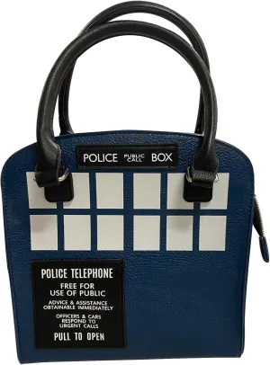 Scificollector Doctor Who Tardis Exclusive Official Deluxe Adults Hand Bag, Blue, 13 X 9 X .7cm