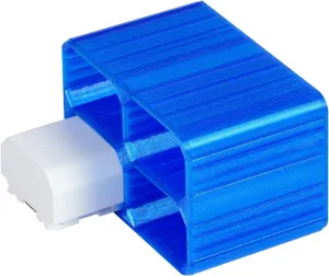 Selens TPU Air Bladder NP-FZ100 Camera Battery Case Bag Box for Sony NP-FZ100 Battery (Blue 4 Sections)