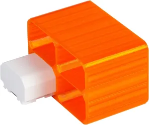 Selens TPU Air Bladder NP-FZ100 Camera Battery Case Bag Box for Sony NP-FZ100 Battery (Orange 4 Sections)