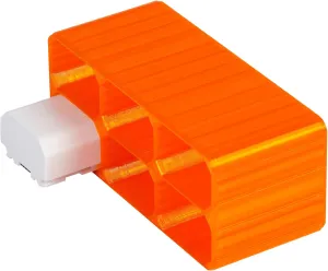 Selens TPU Air Bladder NP-FZ100 Camera Battery Case Bag Box for Sony NP-FZ100 Battery (Orange 6 Sections)