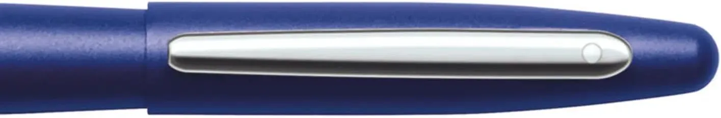 Sheaffer VFM Neon Blue Fountain Pen with Chrome Trim and Medium Nib