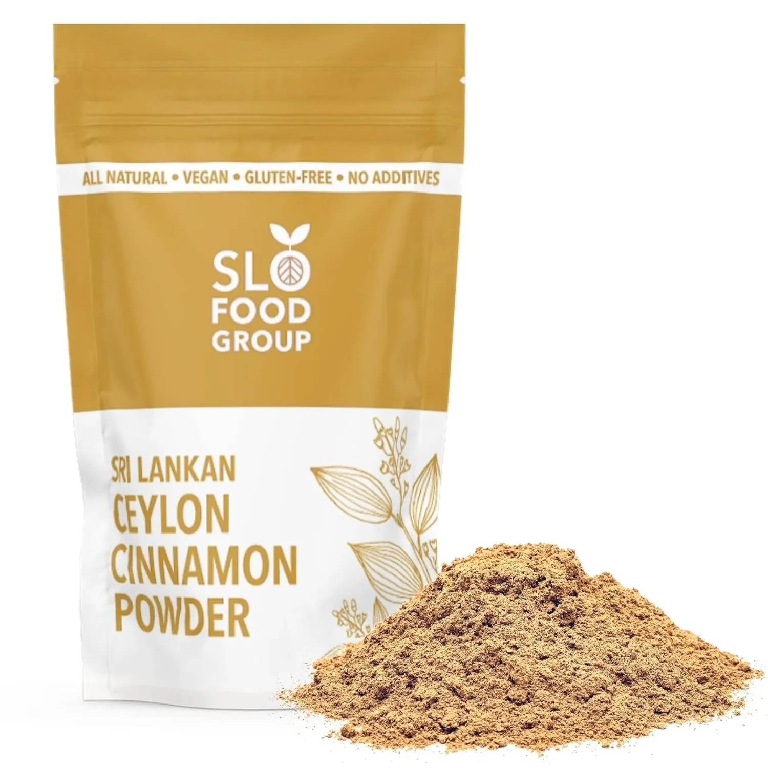 Slofoodgroup Ceylon Cinnamon Powder- Premium Quality Cinnamon Powder from Sri Lanka (16 oz Ceylon Cinnamon Powder 1 LB)