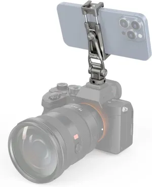 SmallRig Multifunctional Universal Cell Phone Mount Adapter, Phone Tripod Mount with Cold Shoe, Phone Holder for iPhone 16 15 14 13 12 11, Fits for Tripod Monopod Phone Cage Camera cage-3559