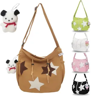 Solarix Bag, Solarix Crossbody Bag, Star Tote Hobo Bag, Large Capacity Corduroy Shoulder Bag, Cute Messenger Bag