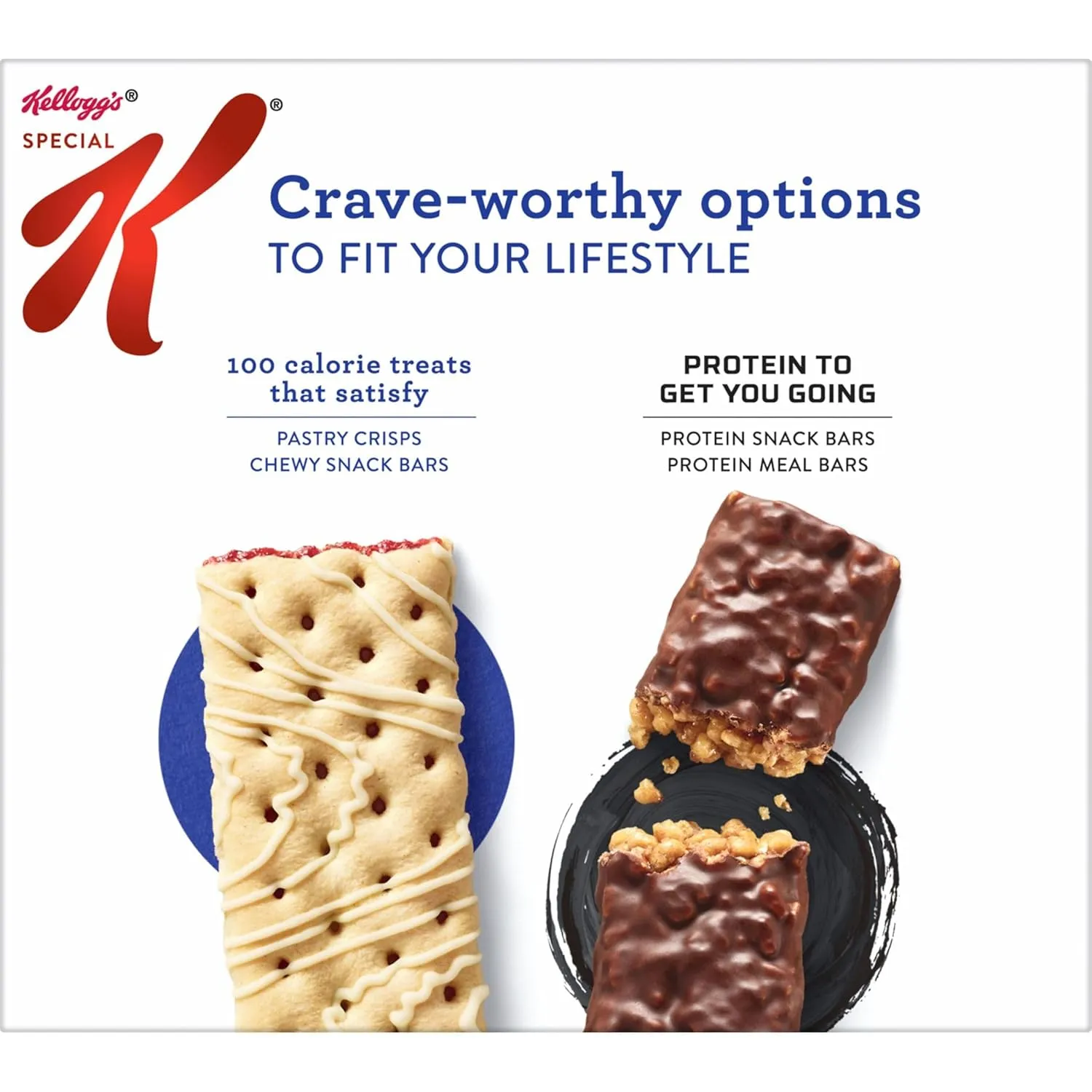 Special K Bar Pastry Crisps, Breakfast Bars, 100 Calorie Snacks, Strawberry (8 Boxes, 96 Count)