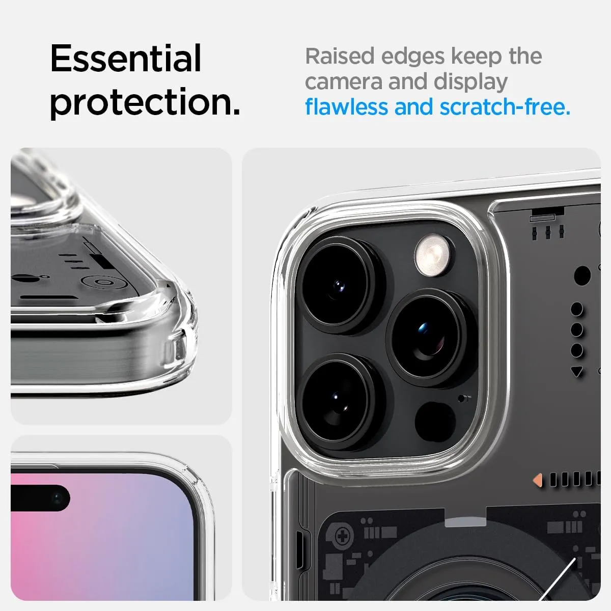 Spigen for iPhone 16 Pro Max Case, Ultra Hybrid MagFit [Compatible with Magsafe] [Anti-Yellowing] [Military-Grade Protection] - Neo One