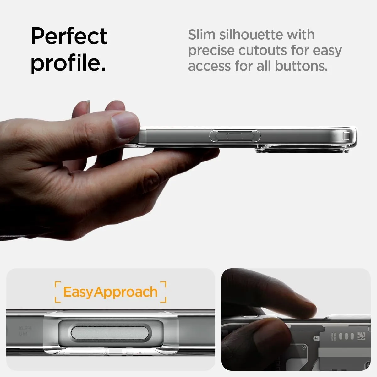 Spigen for iPhone 16 Pro Max Case, Ultra Hybrid MagFit [Compatible with Magsafe] [Anti-Yellowing] [Military-Grade Protection] - Zero One Natural Titanium