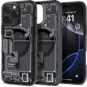 Spigen for iPhone 16 Pro Max Case, Ultra Hybrid MagFit [Compatible with Magsafe] [Anti-Yellowing] [Military-Grade Protection] - Zero One