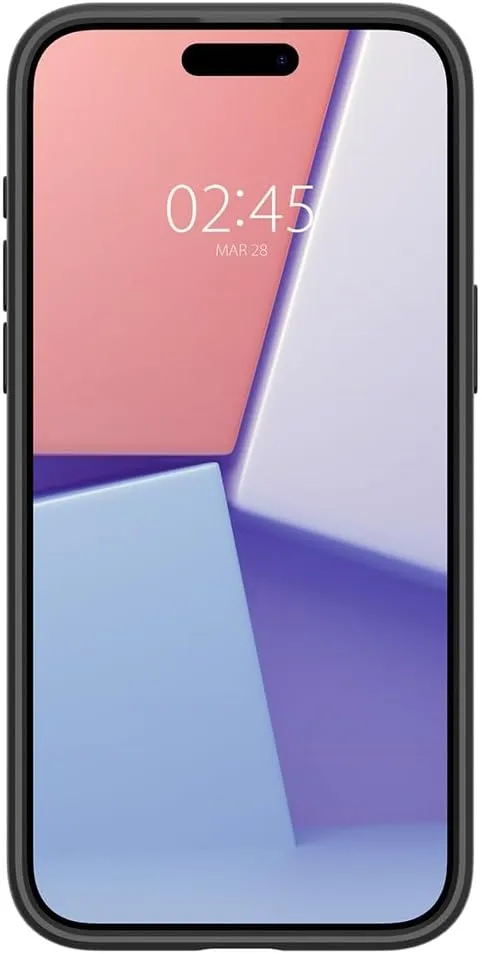 Spigen Ultra Hybrid Designed for iPhone 15 Pro Case (2023) [Anti-Yellowing], [Military-Grade Protection] - Matte Black