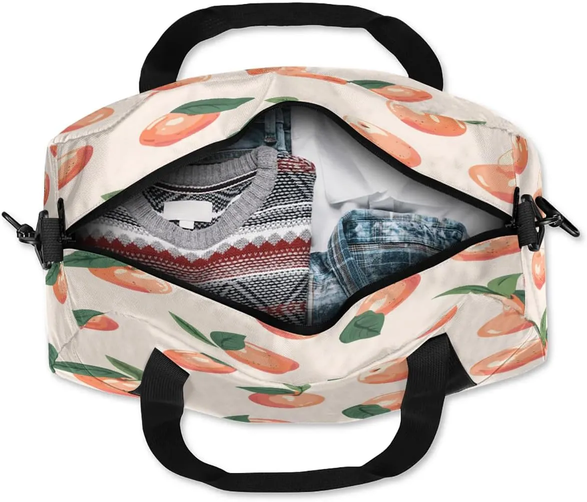Sport Duffel Bag Sweet Peach Kids Gym Bag Weekender Overnight Bags for Boys Girls Teens Carry On Workout Travel Bag