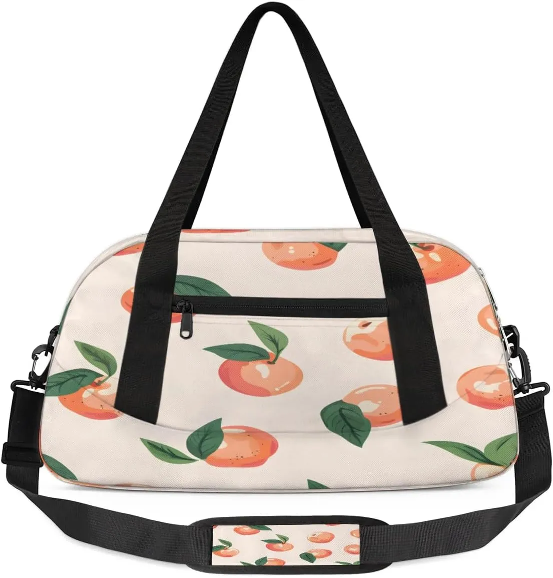 Sport Duffel Bag Sweet Peach Kids Gym Bag Weekender Overnight Bags for Boys Girls Teens Carry On Workout Travel Bag