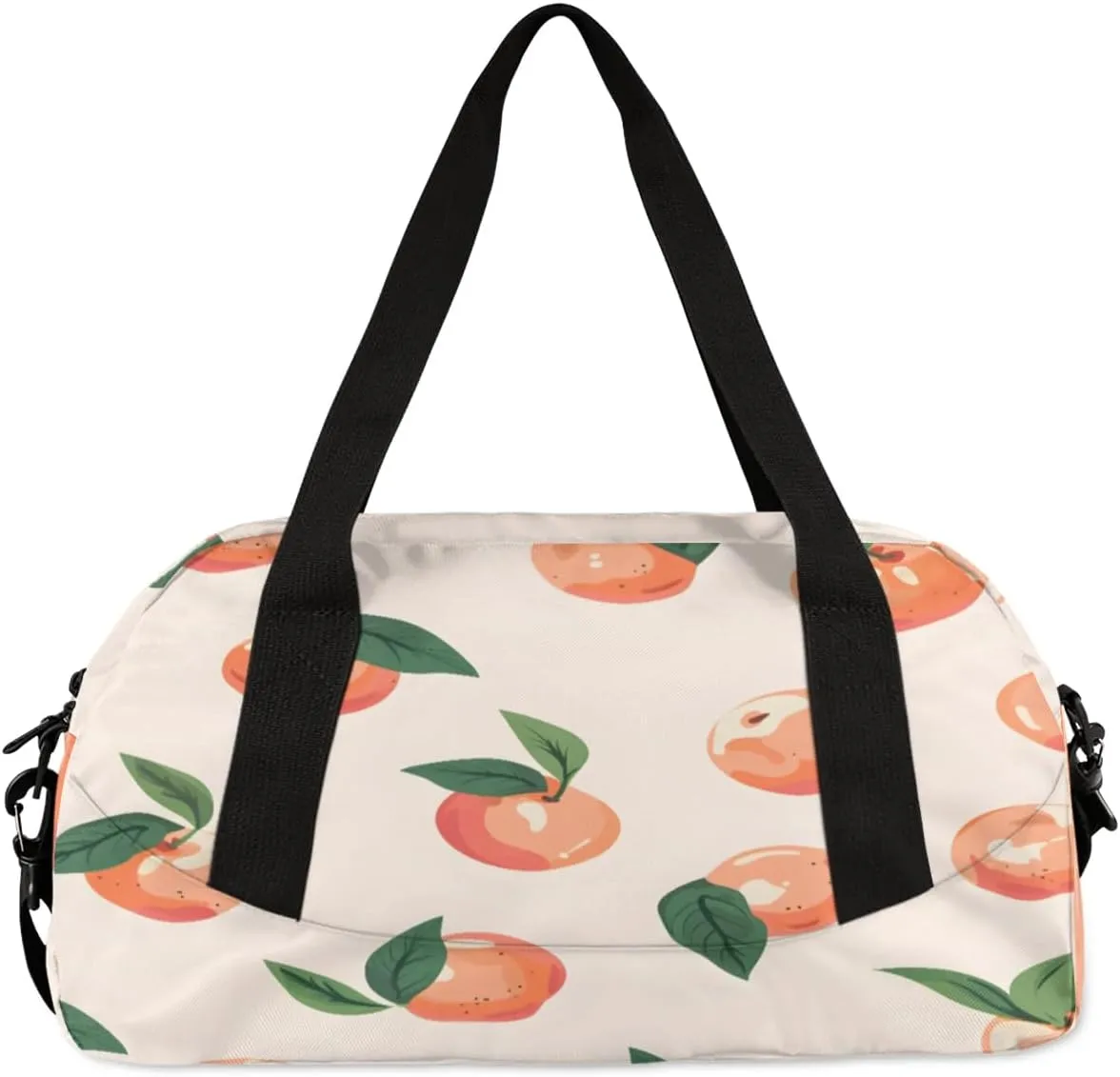 Sport Duffel Bag Sweet Peach Kids Gym Bag Weekender Overnight Bags for Boys Girls Teens Carry On Workout Travel Bag