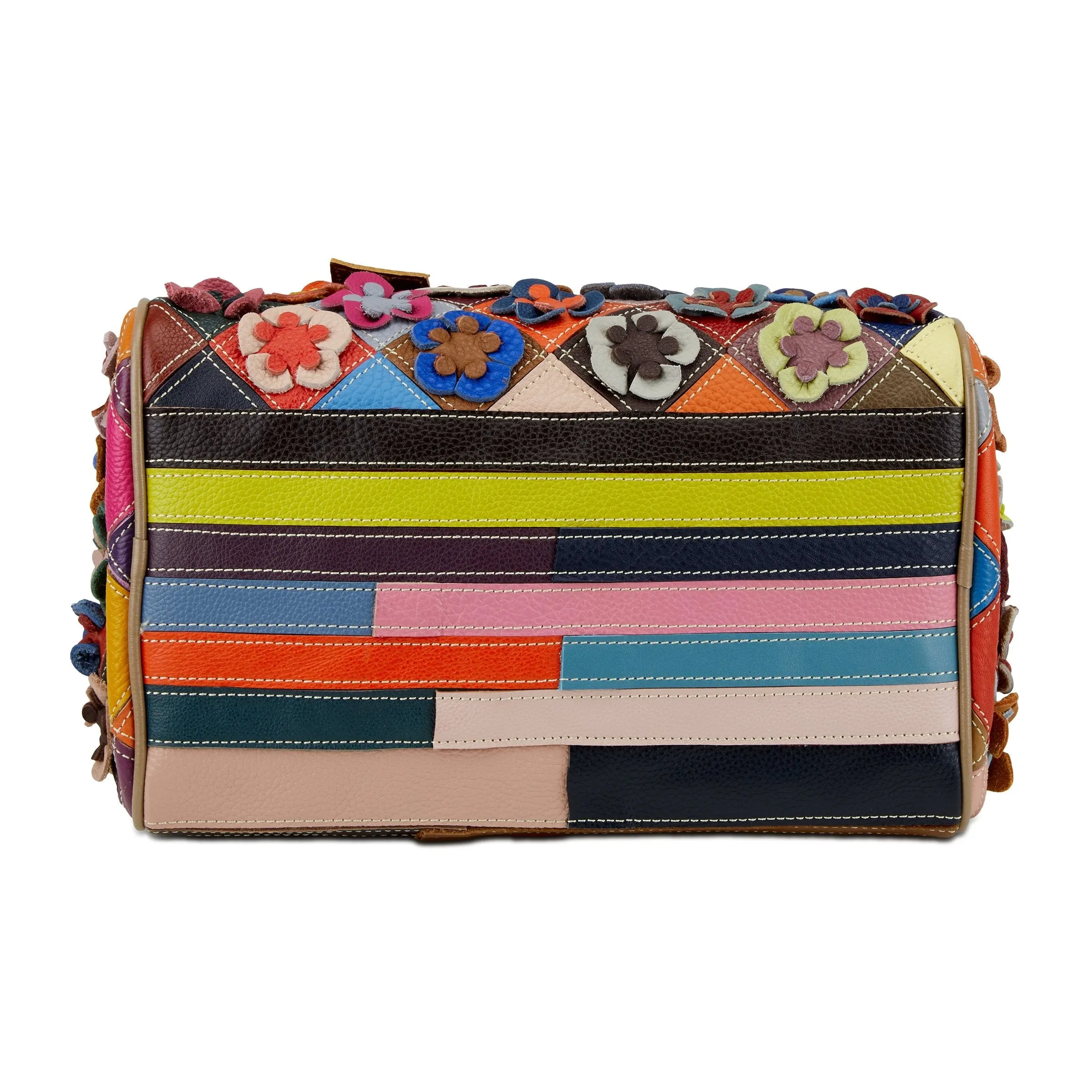 Spring Step Shoes L'Artiste Hb Safarique Handbag Multi Colored Leather Satchel