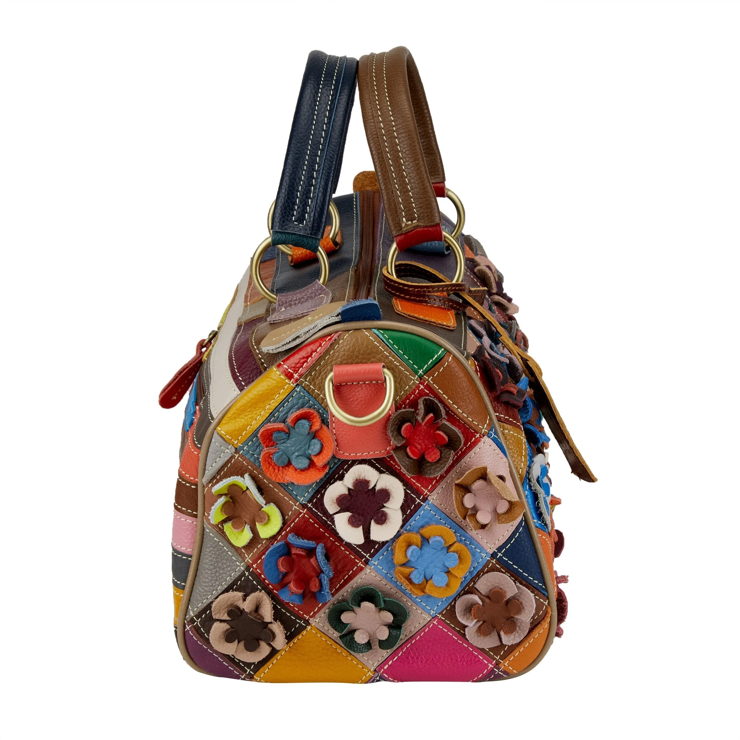 Spring Step Shoes L'Artiste Hb Safarique Handbag Multi Colored Leather Satchel