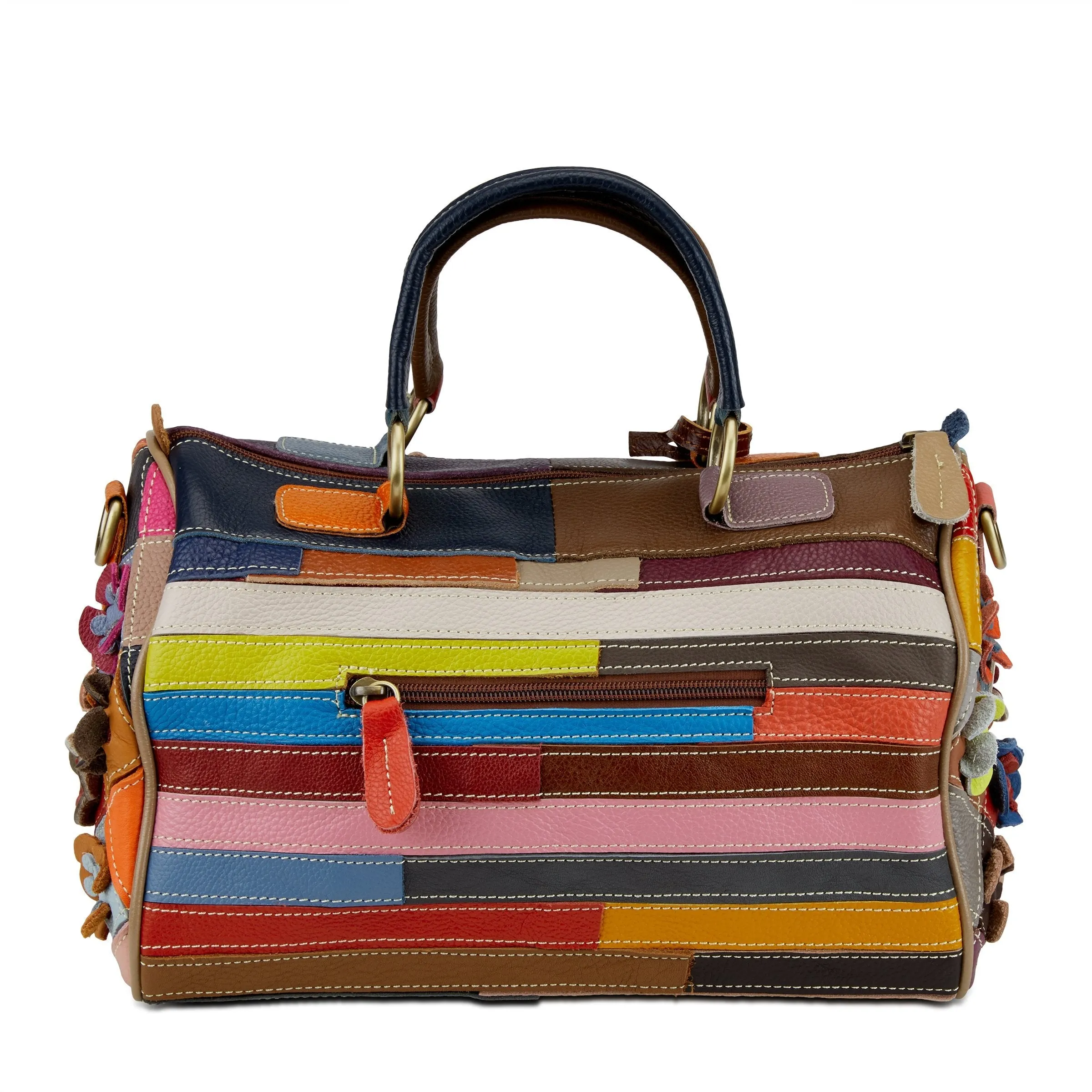 Spring Step Shoes L'Artiste Hb Safarique Handbag Multi Colored Leather Satchel