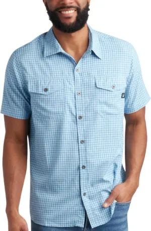 Spyder Mens Short Sleeve Button Down Shirts - Lightweight Plaid Casual Collared Wrinkle Free Dress Shirts for Men (Size S-XL)