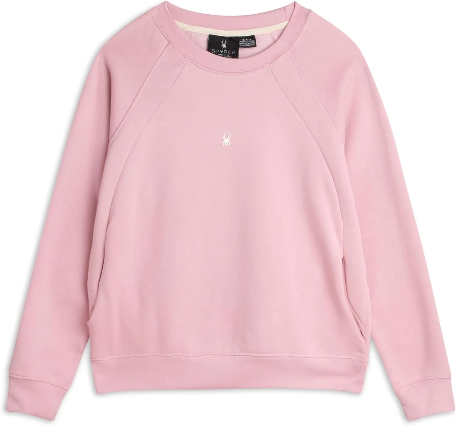 Spyder Women's Crewneck Pullover Sweater - Soft Fleece Long Sleeve Raglan Sweater for Women (Sizes: S-3X)