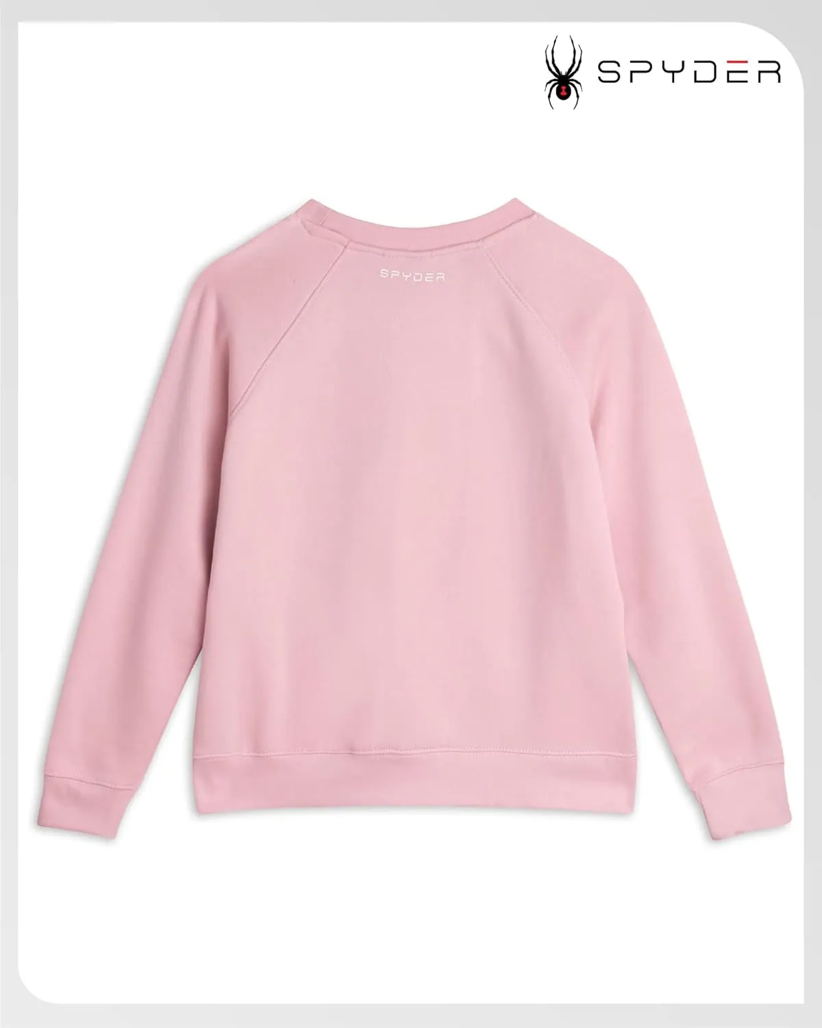 Spyder Women's Crewneck Pullover Sweater - Soft Fleece Long Sleeve Raglan Sweater for Women (Sizes: S-3X)