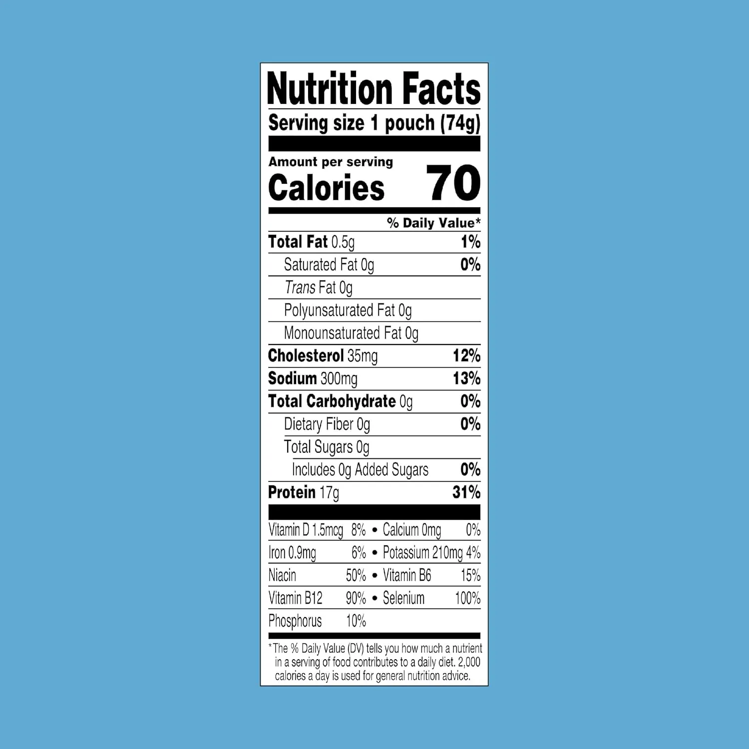 StarKist Chunk Light Tuna in Water Pouch 2.6 Oz Pack of 12