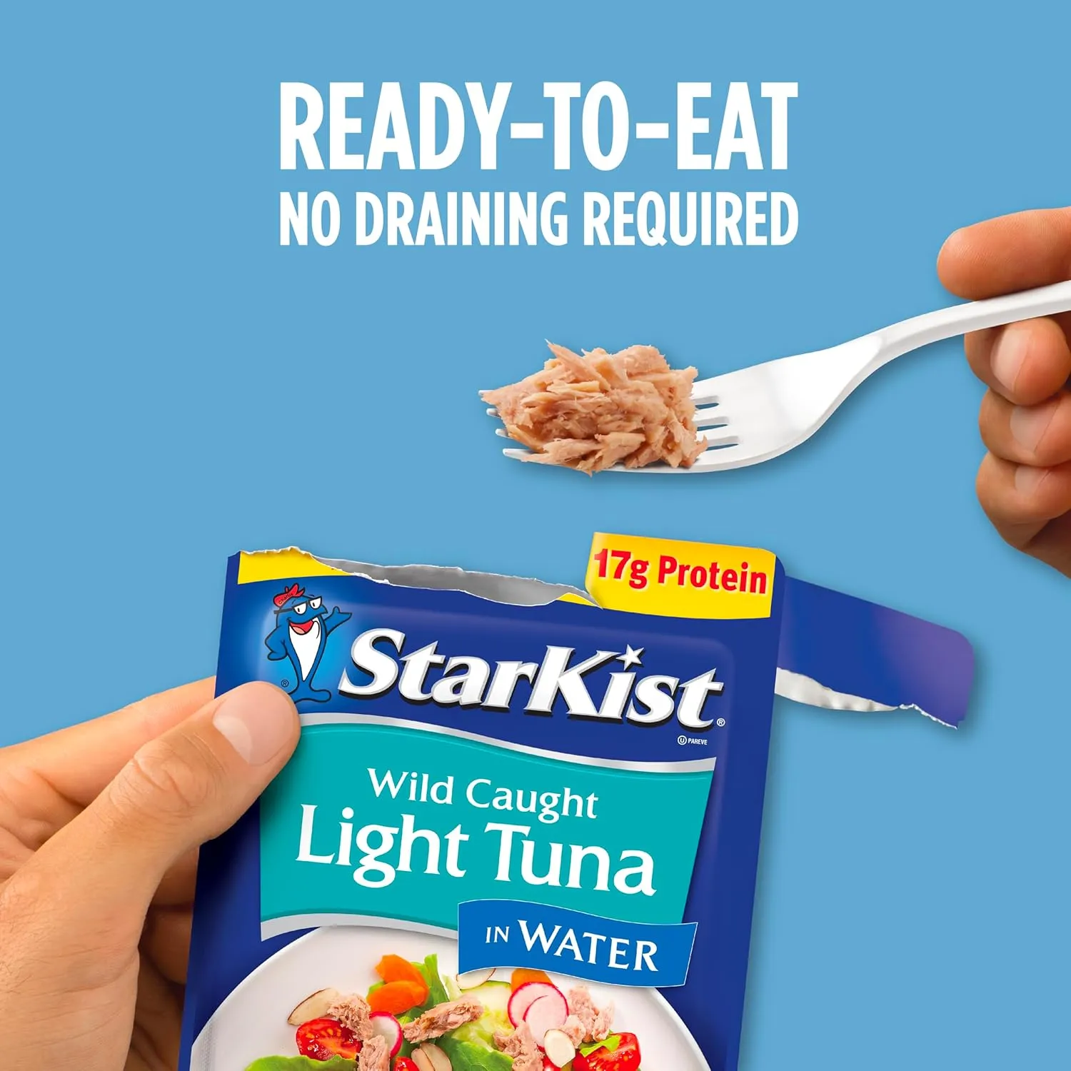 StarKist Chunk Light Tuna in Water Pouch 2.6 Oz Pack of 12
