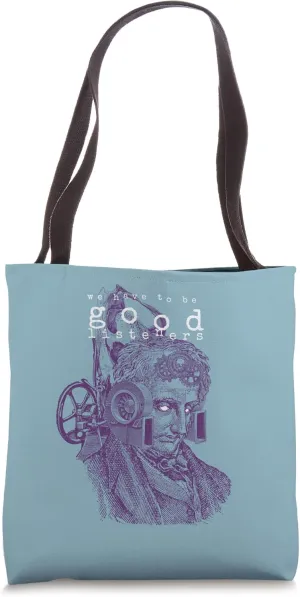 Steampunk Aesthetic Macabra Encyclopedia Mechanical Man Tote Bag